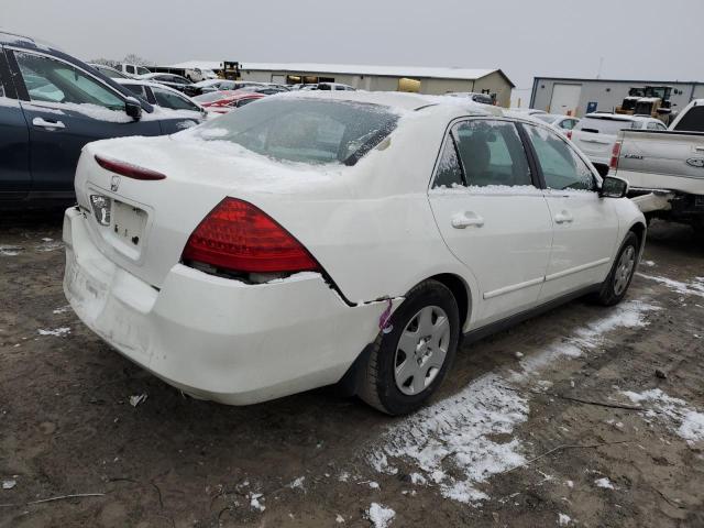 3HGCM56447G710227 - 2007 HONDA ACCORD LX WHITE photo 3