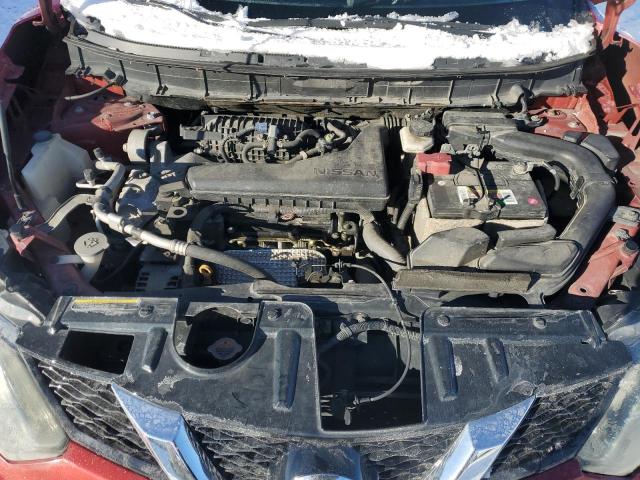 5N1AT2MV2GC849905 - 2016 NISSAN ROGUE S RED photo 12