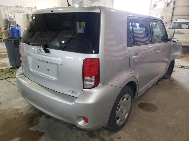 JTLZE4FE3CJ011810 - 2012 TOYOTA SCION XB Gümüş fotoğraf 4
