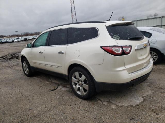 1GNKRJKD7EJ353588 - 2014 CHEVROLET TRAVERSE LTZ WHITE photo 2