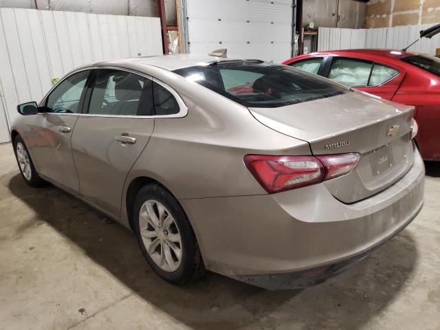 1G1ZD5ST2NF136479 - 2022 CHEVROLET MALIBU LT GOLD photo 2