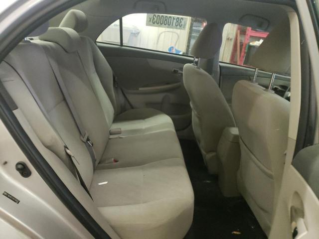 2T1BU4EE2AC418592 - 2010 TOYOTA COROLLA BASE SILVER photo 10