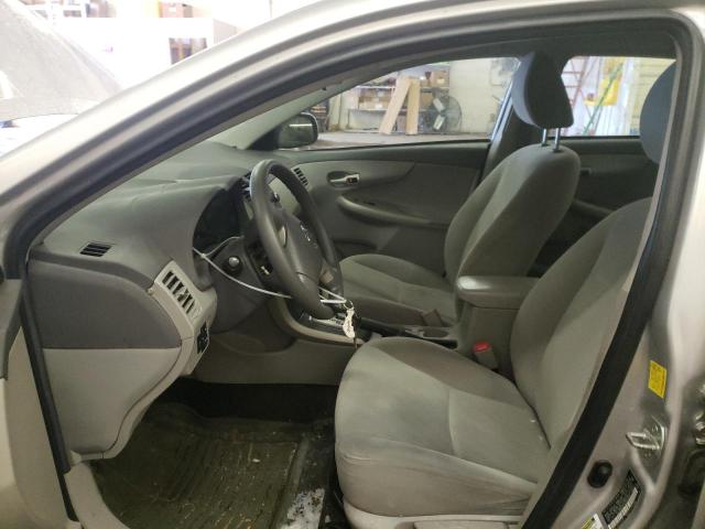 2T1BU4EE2AC418592 - 2010 TOYOTA COROLLA BASE SILVER photo 7