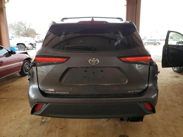 5TDGZRBH8NS587001 - 2022 TOYOTA HIGHLANDER XLE 灰色 照片 6