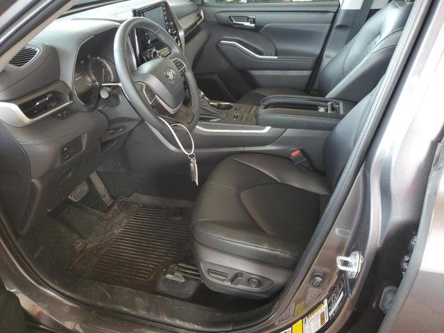 5TDGZRBH8NS587001 - 2022 TOYOTA HIGHLANDER XLE 灰色 照片 7