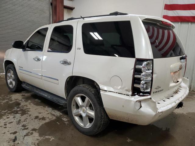 1GNSKCE02DR195685 - 2013 CHEVROLET TAHOE K1500 LTZ WHITE photo 2