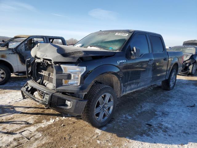 1FTEW1EF3HFA97842 - 2017 FORD F150 SUPERCREW BLACK photo 1