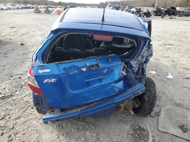JHMGD38667S037449 - 2007 HONDA FIT S BLUE photo 6