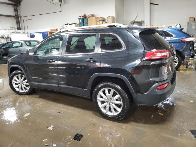 1C4PJMDS7EW256896 - 2014 JEEP CHEROKEE LIMITED GRAY photo 2