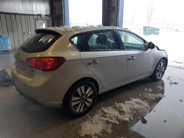 KNAFU5A24D5686061 - 2013 KIA FORTE EX SILVER photo 3