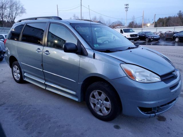 5TDZA23C14S078196 - 2004 TOYOTA SIENNA CE BLUE photo 4