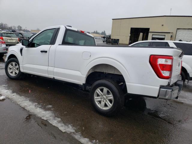 1FTMF1C56MKD70053 - 2021 FORD F150 WHITE photo 2