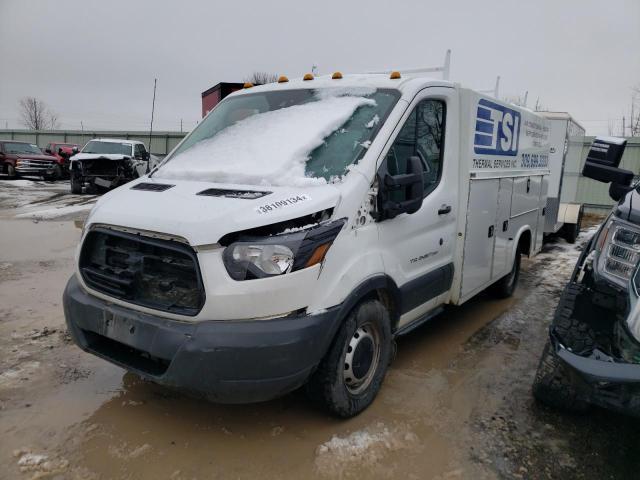 1FDBW5PM9JKB11306 - 2018 FORD TRANSIT T-350 WHITE photo 1