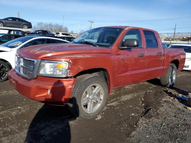 1D7HW58N88S634743 - 2008 DODGE DAKOTA QUAD LARAMIE ORANGE photo 1