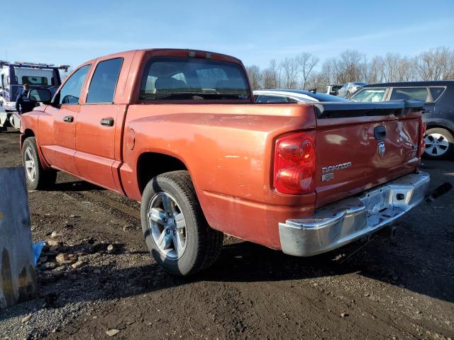 1D7HW58N88S634743 - 2008 DODGE DAKOTA QUAD LARAMIE ORANGE photo 2