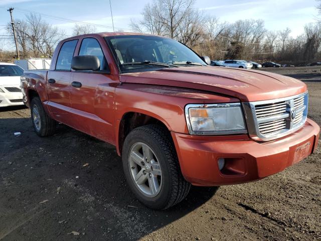 1D7HW58N88S634743 - 2008 DODGE DAKOTA QUAD LARAMIE ORANGE photo 4