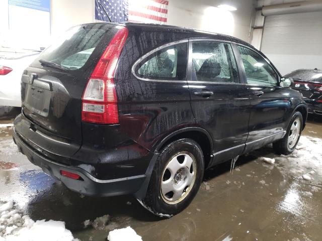 5J6RE48399L044034 - 2009 HONDA CR-V LX BLACK photo 3