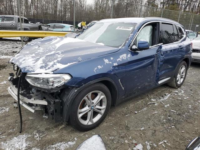 5UXTS1C05M9G01321 - 2021 BMW X3 XDRIVE30E BLUE photo 1
