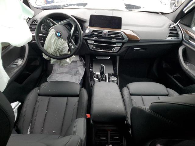 5UXTS1C05M9G01321 - 2021 BMW X3 XDRIVE30E BLUE photo 8