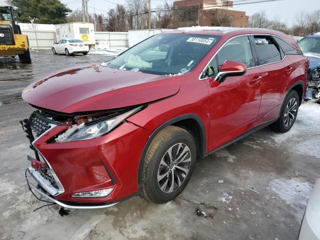 JTJHZKFA2N2041212 - 2022 LEXUS RX 350 L RED photo 1