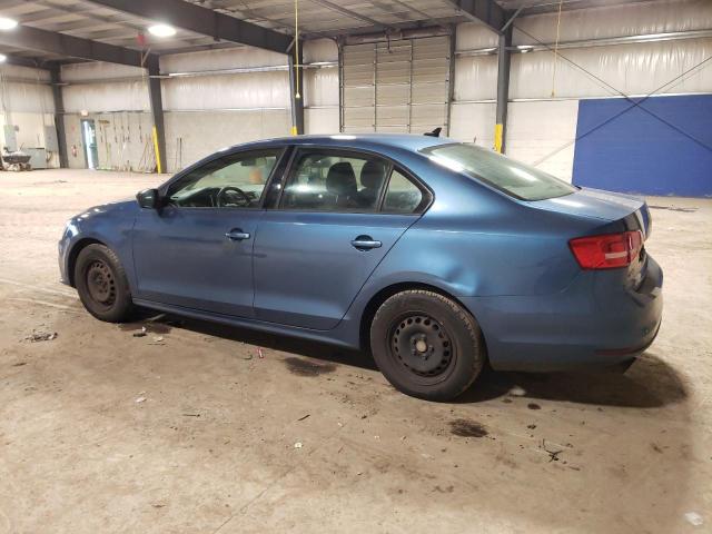 3VW2K7AJ2FM344984 - 2015 VOLKSWAGEN JETTA BASE BLUE photo 2