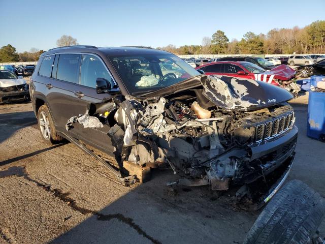 1C4RJKBG5N8514624 - 2022 JEEP GRAND CHER L LIMITED GRAY photo 4