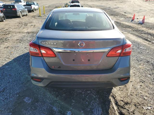 3N1AB7AP8KY261472 - 2019 NISSAN SENTRA S GRAY photo 6