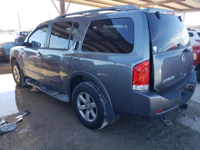 5N1BA0ND7EN609884 - 2014 NISSAN ARMADA SV GRAY photo 2