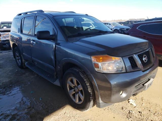 5N1BA0ND7EN609884 - 2014 NISSAN ARMADA SV GRAY photo 4