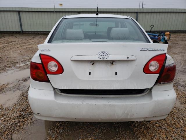 JTDBR32E630022243 - 2003 TOYOTA COROLLA CE WHITE photo 6