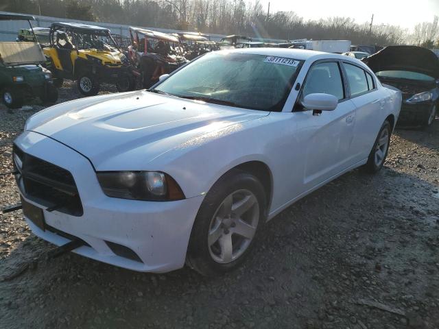 2C3CDXAG0EH232191 - 2014 DODGE CHARGER POLICE WHITE photo 1