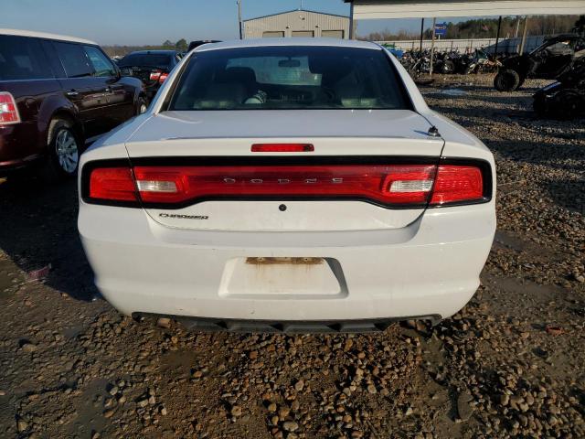 2C3CDXAG0EH232191 - 2014 DODGE CHARGER POLICE WHITE photo 6