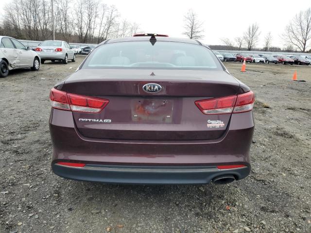 5XXGT4L38GG115764 - 2016 KIA OPTIMA LX BURGUNDY photo 6