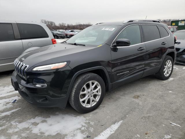 1C4PJLCBXFW560706 - 2015 JEEP CHEROKEE LATITUDE BLACK photo 1