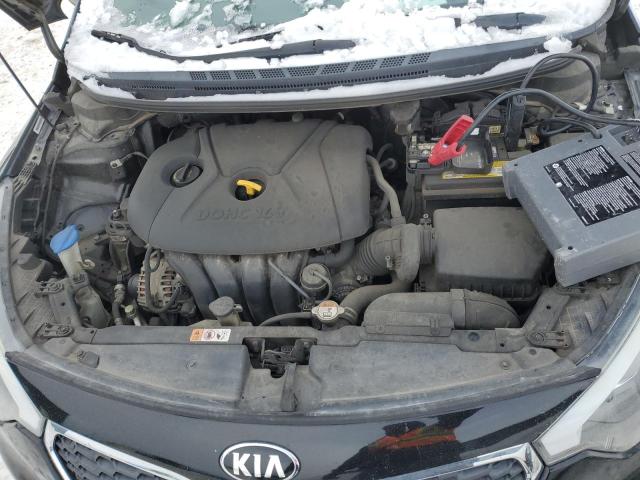 KNAFX4A61F5320453 - 2015 KIA FORTE LX BLACK photo 11