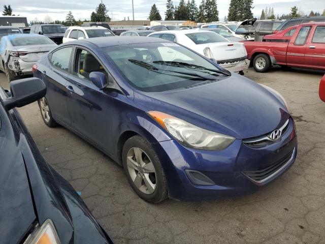 5NPDH4AE0BH014644 - 2011 HYUNDAI ELANTRA GLS BLUE photo 4