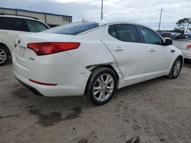 5XXGN4A73DG116977 - 2013 KIA OPTIMA EX WHITE photo 3