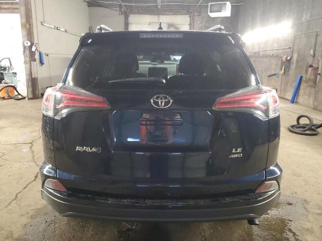 JTMBFREV8JJ221423 - 2018 TOYOTA RAV4 LE BLUE photo 6