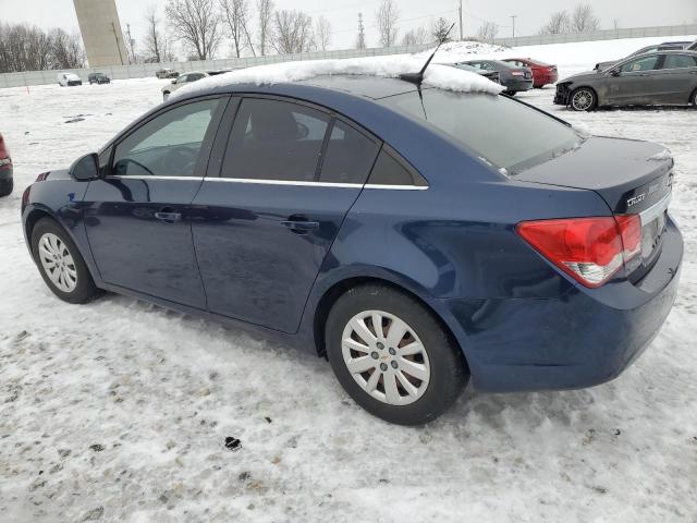 1G1PF5S97B7136361 - 2011 CHEVROLET CRUZE LT BLUE photo 2