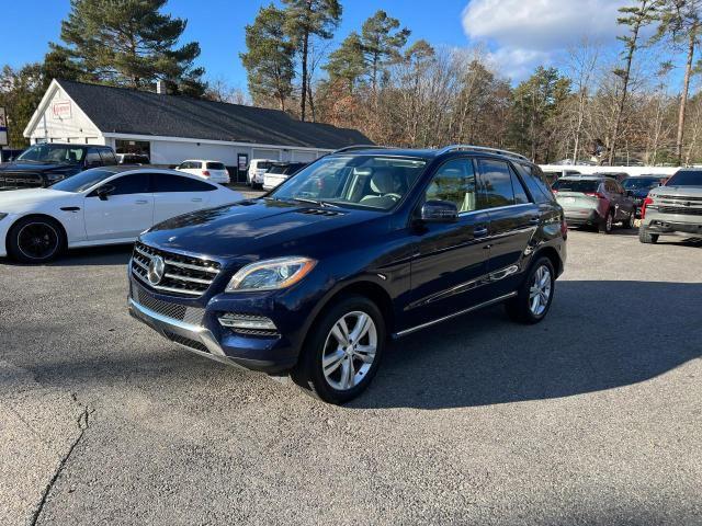 4JGDA5HB1FA465581 - 2015 MERCEDES-BENZ ML 350 4MATIC BLUE photo 2