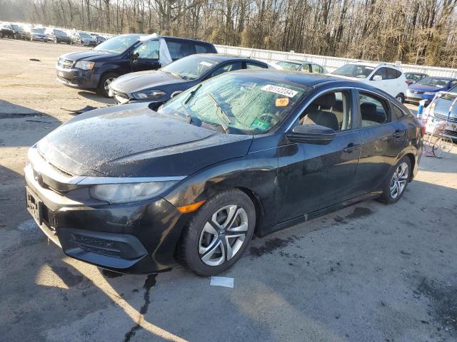 2HGFC2F58JH562761 - 2018 HONDA CIVIC LX BLACK photo 1