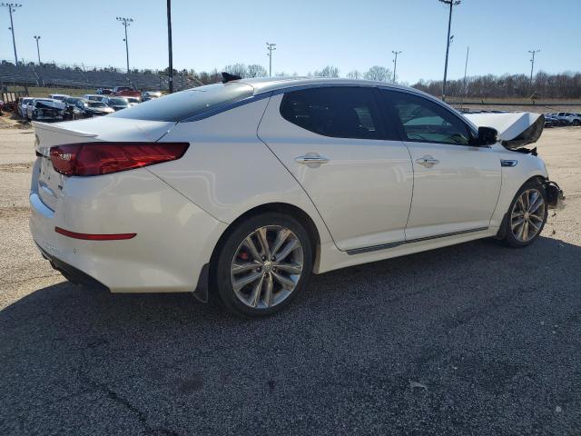 5XXGR4A67FG448886 - 2015 KIA OPTIMA SX WHITE photo 3