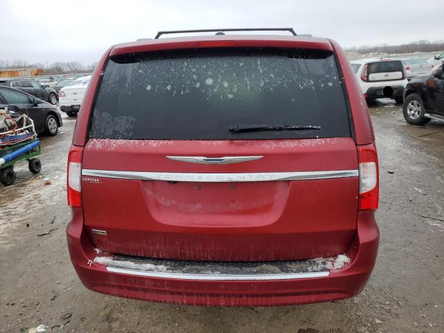 2C4RC1BG2ER436800 - 2014 CHRYSLER TOWN & COU TOURING RED photo 6