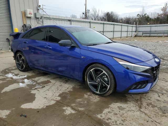 KMHLR4AF6PU498782 - 2023 HYUNDAI ELANTRA N LINE BLUE photo 4