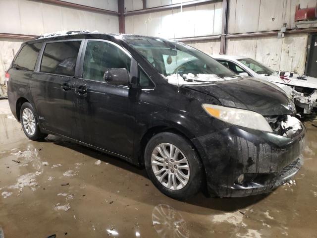 5TDYK3DC9CS218054 - 2012 TOYOTA SIENNA XLE BLACK photo 4