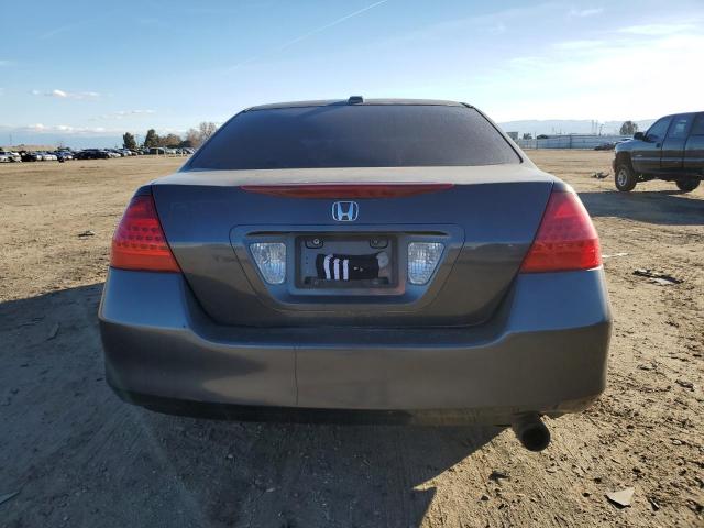 1HGCM557X6A100194 - 2006 HONDA ACCORD EX GRAY photo 6