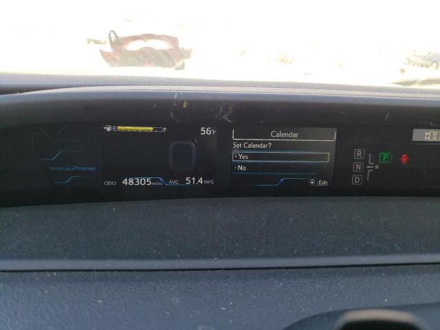 JTDKARFP2J3079699 - 2018 TOYOTA PRIUS PRIM Silber Foto 9