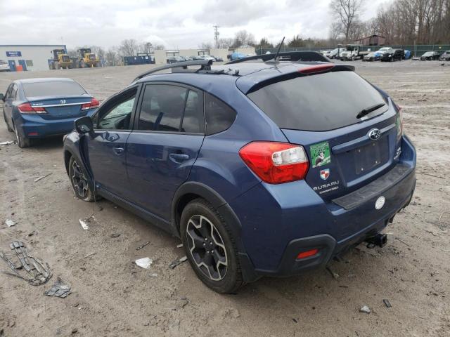 JF2GPAKC1D2212702 - 2013 SUBARU XV CROSSTR 2.0 LIMITED BLUE photo 2