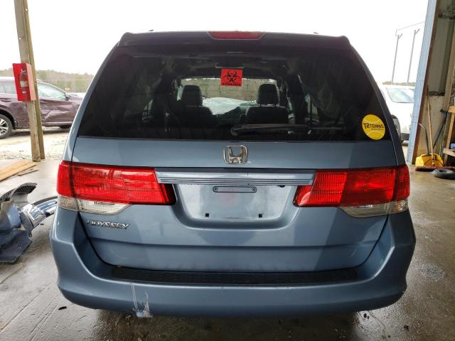 5FNRL3H7XAB083022 - 2010 HONDA ODYSSEY EXL BLUE photo 6