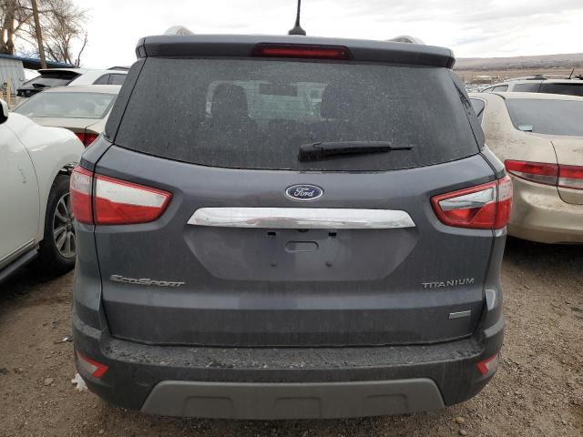 MAJ3S2KE4KC302636 - 2019 FORD ECOSPORT TITANIUM GRAY photo 6